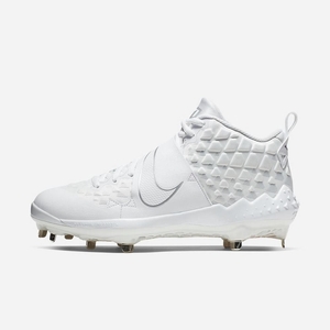 Crampon Baseball Nike Force Zoom Trout 6 Blanche 0793-541 White/Pure Platinum/White Homme | MYH-20917241